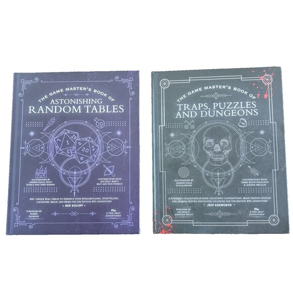The Game Master's Book LOT of 2 Traps Puzzles & Dungeons & Astonishing Random... - Picture 1 of 7